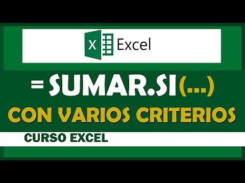 Función SUMAR, SUMAR.SI, SUMAR.SI.CONJUNTO con varios criterios en Excel