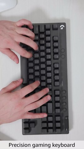 Logitech G PRO X TKL Rapid Tenkeyless Wired Gaming Keyboard with Magnetic Analog Switches, RGB - Black, PC Gaming Keyboards, Logitech G Pro