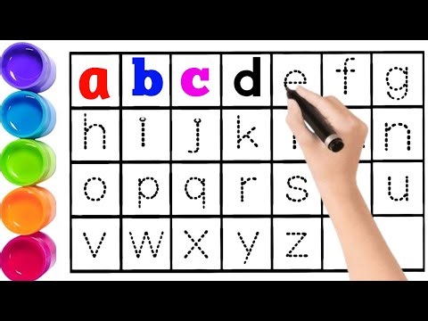 a to z Small Letters | Learn Lowercase Alphabet