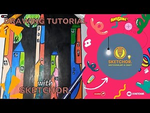 "How to Draw the Tallest Buildings in the World: Step-by-Step Tutorial for Beginners!" l SKETCHOR. l