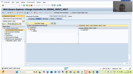 83 - Web Dynpro ABAP - Context Attribute -Input Help Modes - Freely Programmed