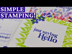 6 Simple Stamping Cards In 20 Minutes With Stampin Up Simply Fabulous