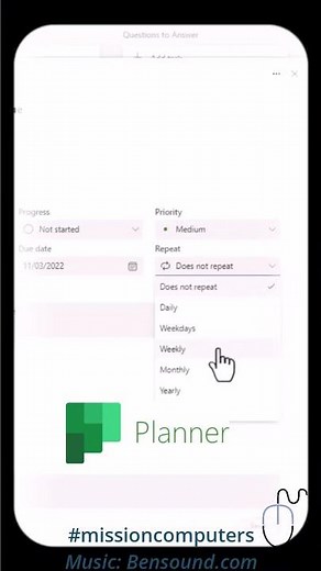 Recurring Tasks in Planner, new Microsoft feature #shorts