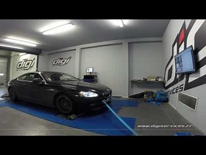 BMW 640D 313cv AUTO Reprogrammation Moteur @ 373cv Digiservices Paris 77 Dyno