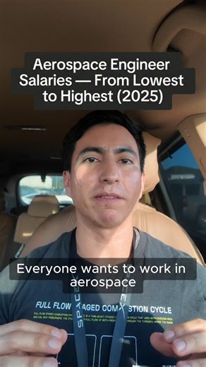 Cristian Acosta | Aerospace Career Coach on Instagram: "Aerospace Engineer Salaries From Lowest to Highest (2025) 🚀 Everyone asks what aerospace engineers get paid — so here’s a 2025 breakdown from lowest to highest, based on real industry salary data. From Manufacturing Engineers starting around $75K… to Senior Propulsion, Test, and Systems Engineers hitting $200K+… Aerospace has a lot of growth — if you pick the right path. Which role are you aiming for? 👇 Drop your questions in the comments