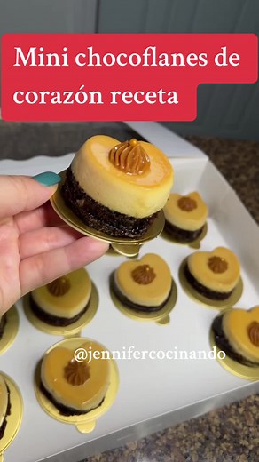 Mini Choco Flans: Delicious Heart-Shaped Dessert Recipe