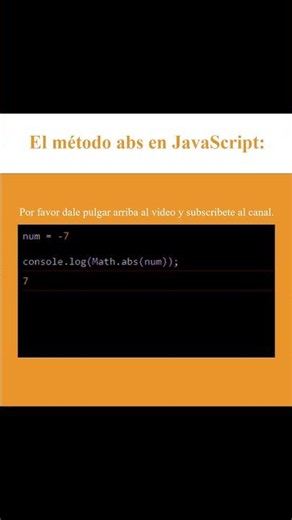 El método abs en JavaScript (AJTekniko)