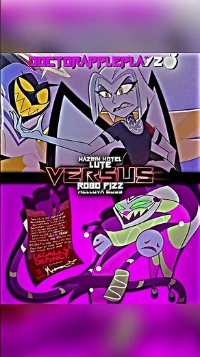 Lute Vs Robo Fizz | Test That Grip #helluvaboss #hazbinhotel #vivziepop #trending #recommended #fyp