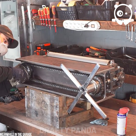 1.2M views · 3.7K reactions | How to make a metal rolling machine Partner: Meanwhile in the Garage IG: https://www.instagram.com/mwigtools/ YT: https://www.youtube.com/c/MeanwhileintheGarage | Bored Panda Art | Facebook