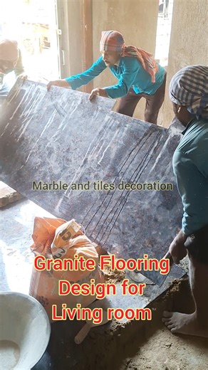 granite flooring design for living room #shorts #livingroom #graniteflooring #graniteinstallation