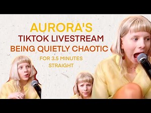 Aurora's tiktok live being quietly chaotic for three and a half minutes straight | Aurora's Warriors