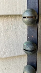 Antique Brass Sleigh Bells on Leather Strap - 19 Bells - Etsy