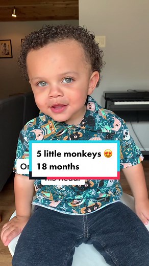 Adorable Baby Talk: 5 Little Monkeys Jumping on the Bed!
