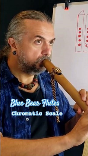 Play the Chromatic Scale on your Native American Flute! #bluebearflutes #chromatic