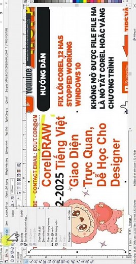 CorelDRAW 12 Tiếng Việt – Giao Diện Thanh Thạo, Chạy Trên Windows 7/8/10/11