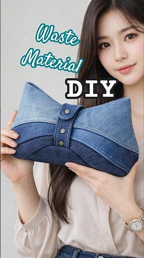 #diy #sewingtips #sewingtutorial clothes scraps bag cutting and stitching