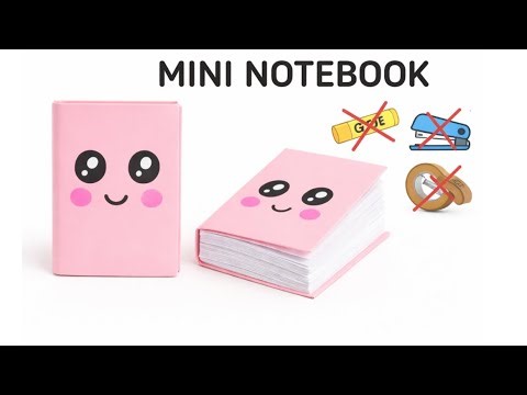 How to Make DIY Mini Notebook 📒 | Cute Paper Notebook | No Glue | Easy school Craft 