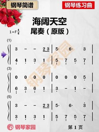 《海阔天空》尾奏，钢琴简谱，钢琴谱，钢琴教学，钢琴，简谱 《海阔天空》尾奏，钢琴简谱，钢琴谱，钢琴教学，钢琴，简谱，光遇琴谱，完美钢琴，钢琴入门，成人钢琴，Beyond，黄家驹#钢琴简谱 #钢琴教学 #钢琴 #钢琴谱 #海阔天空尾奏solo