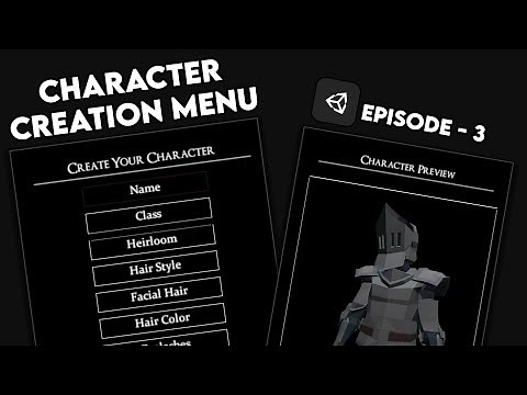 Create a CHARACTER CREATION SCREEN In Unity - EP. 3 Changing Hair Color