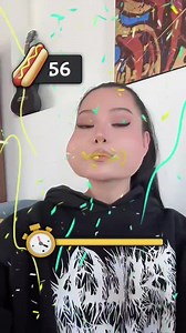 Try to beat my score 🌭💛 | Bella Poarch