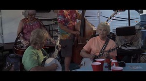 Roni Stoneman, First Lady Of Banjo, and Star of HEE HAW. Old Fiddlers Convention 2014, Galax VA.