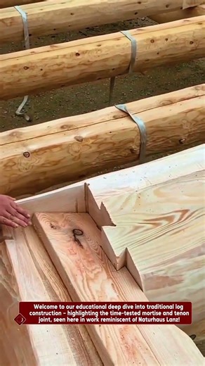 "Log Home Mortise & Tenon Joinery - Ultimate Educational Guide for Traditional Wood Construction