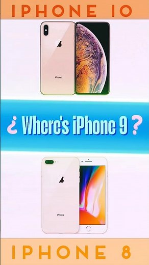 Where's iPhone IX ⁉️ | The Story behind iPhone IX ❗#dailytechsahil #facts #shorts #apple #iphone