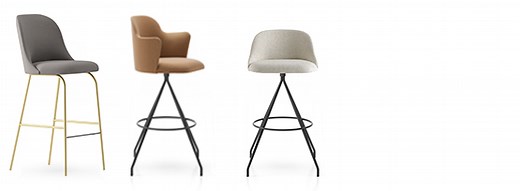 Modern stool | Aleta stool by Jaime Hayon | Viccarbe