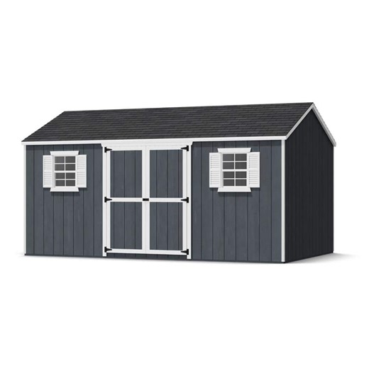 Check The Home Depot's Q&A Before Buying: Little Cottage Co. Value Workshop 10 ft. x 16 ft. Outdoor Wood Storage Shed Precut Kit with Operable Windows (160 sq. ft.)