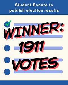 Student Senate to publish Student Body Officer election results
