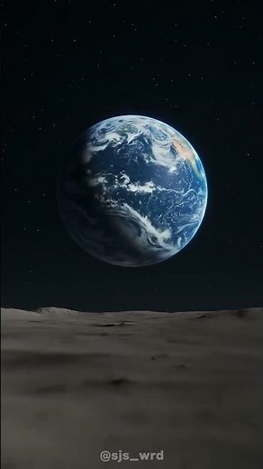 This Is How Earth Looks From the Moon 🌍🌑 | Space Perspective #earthview #moonhorizon