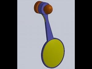 Oscillating motion in Solid works simulation , motion study
