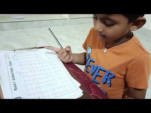 SIP Arithmetic Genius Round 1- sample paper at JGS 👍🤷🙏