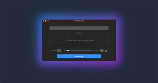 TextToSample: Generate samples with AI for free