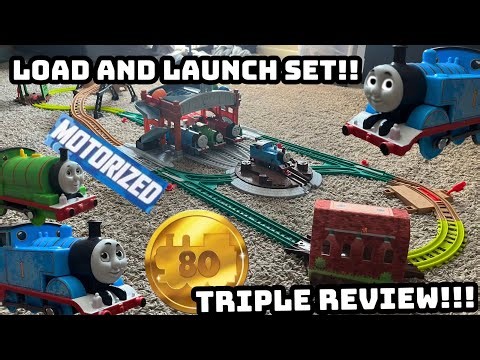 *REVIEW* on the load and launch and a classic Thomas and Percy 3 packs TRIPLE REVIEW!!!!