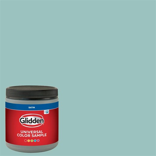 Check The Home Depot's Q&A Before Buying: Glidden 8 oz. PPG1142-4 Pitter Patter Satin Interior Paint Sample