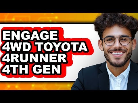How To Engage 4WD Toyota 4Runner 4th Gen - Step By Step