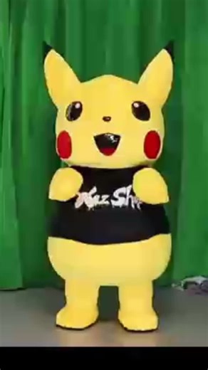 Pikachu with t-shirt Inflatable Mascot Costume, factory-direct supply, welcome sale or customize size,color and styles