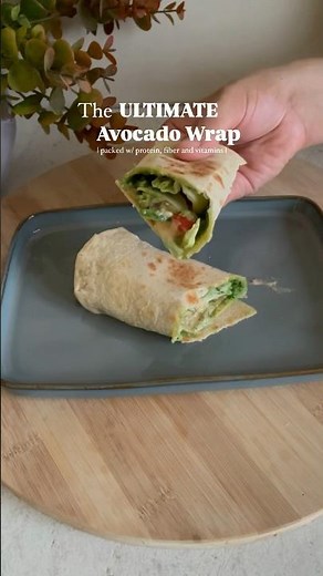 The ULTIMATE Avocado wrap | avocado wrap | protein recipe under 5 minutes | healthy breakfast/snack