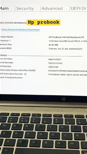 Hp probook 440 G8 notebook i5 11th Gen laptop #hplaptop #hpprobook #i5
