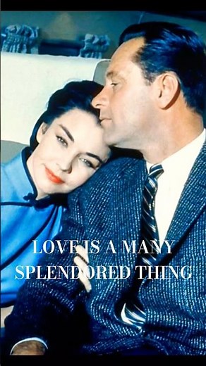 LOVE IS A MANY SPLENDORED THING #williamholden #jenniferjones #moments #oscarawards #star #movie