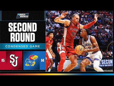 St. John’s vs. Kansas - Second round NCAA tournament extended highlights