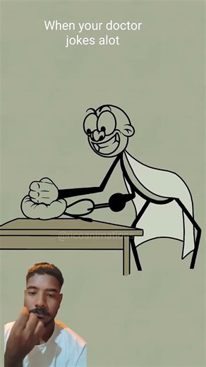 when your doctor 🏥 joke's a lot 🤣😂 #funny #cartoon #trending #goodhumor #deafhumor #thestupids