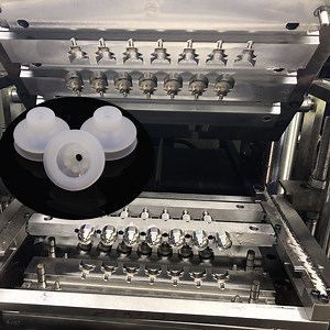 [Hot Item] High Temperature Resistant Silicone Rubber Flat Bellows Vacuum Pads Suction Cups