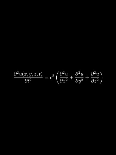 3D Wave Equation and Fourier Transform in Math