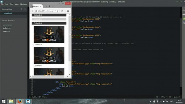 [BOOTSTRAP] Bootstrap Grid System Tutorial for Beginner