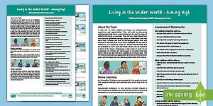 PSHE: UKS2 Aiming High - Planning Overview