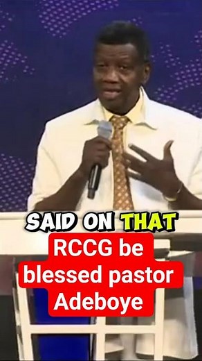 RCCG! Be Glorious Blessed Pastor Adeboye