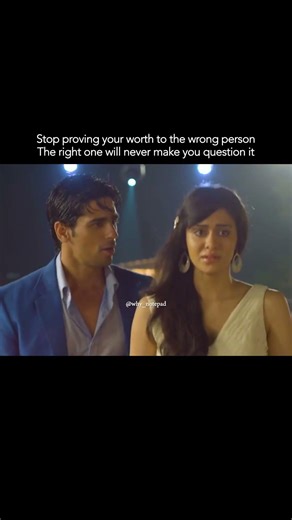 Stop proving your worth to the wrong person.The right one will never make you question it. #LetGo