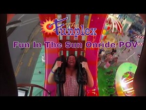 The Funplex in Myrtle Beach, South Carolina - Fun in the Sun Hamster Wheel Rollercoaster On-ride POV